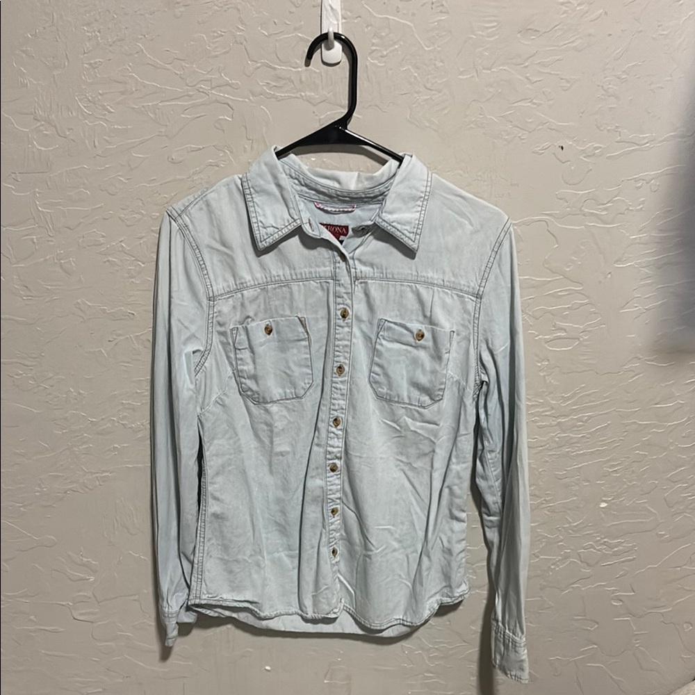 Merona Light Blue Button Down Shirt